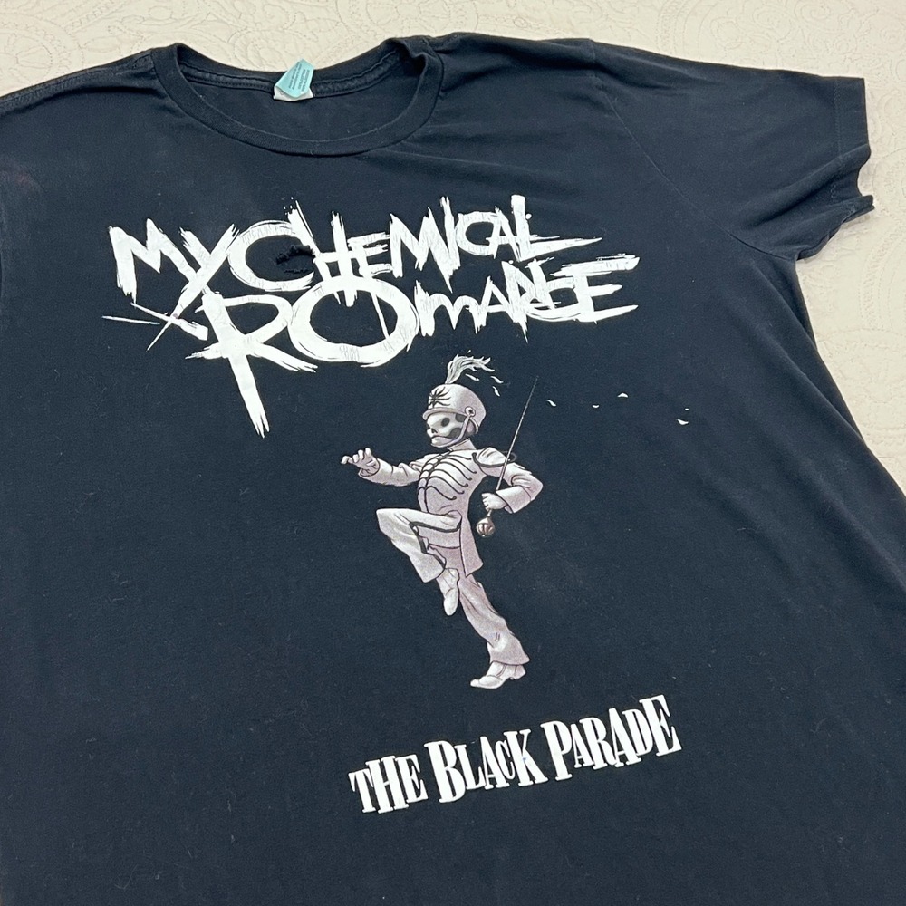 My Chemical Romance The Black Parade Band T-Shirt Black Large Pacific MCR Tee